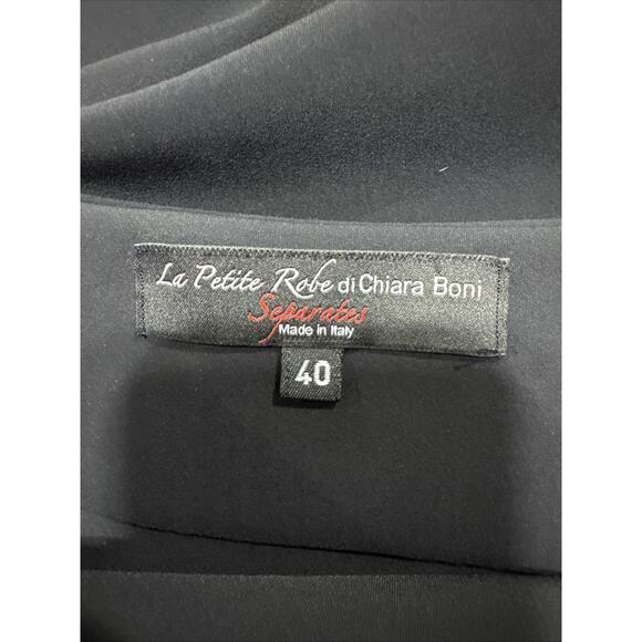 CHIARA BONI LA PETITE ROBE Black Mermaid Dressy Maxi Skirt 40 US 4 Party Formal - Picture 5 of 14